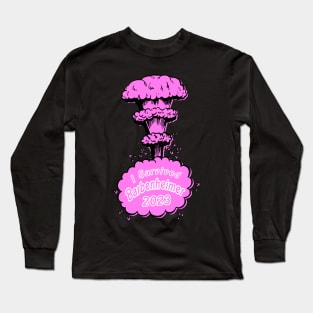 Survived Barbenheimer Talk Bubble Long Sleeve T-Shirt